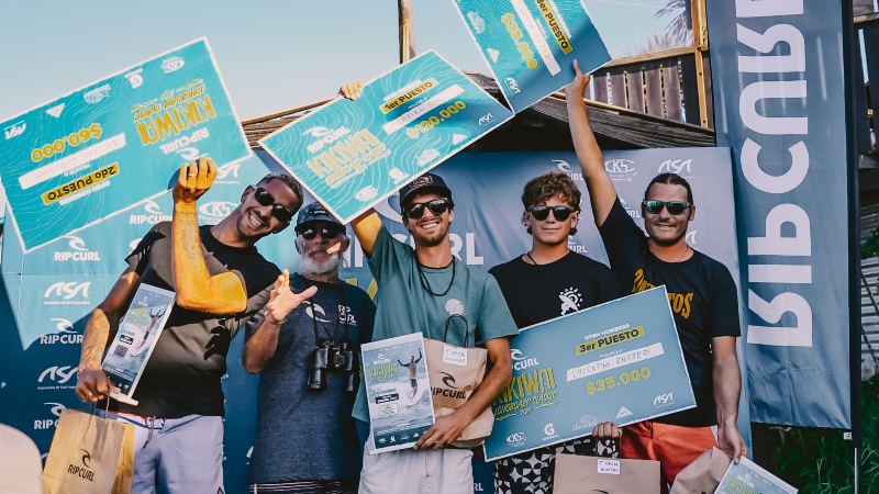 Rip Curl Kikiwai Longboard Classic, carnaval de olas y tabla larga en Mar del Plata