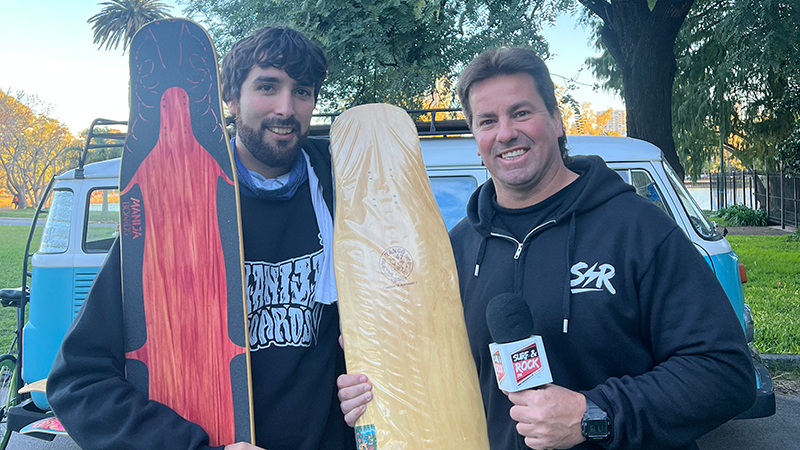 Manija Boards: freestyle Longboard dancing en Buenos Aires by Surf & Rock TV