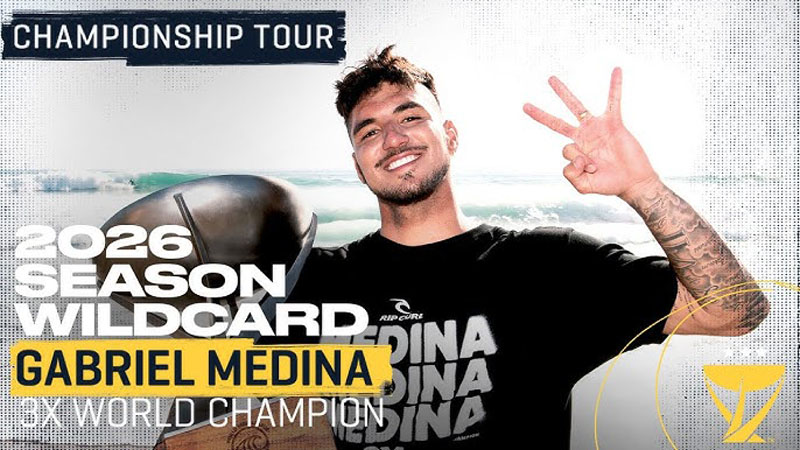 Gabriel Medina confirmó su recuperación y planea competir en la temporada 2026 del Championship Tour