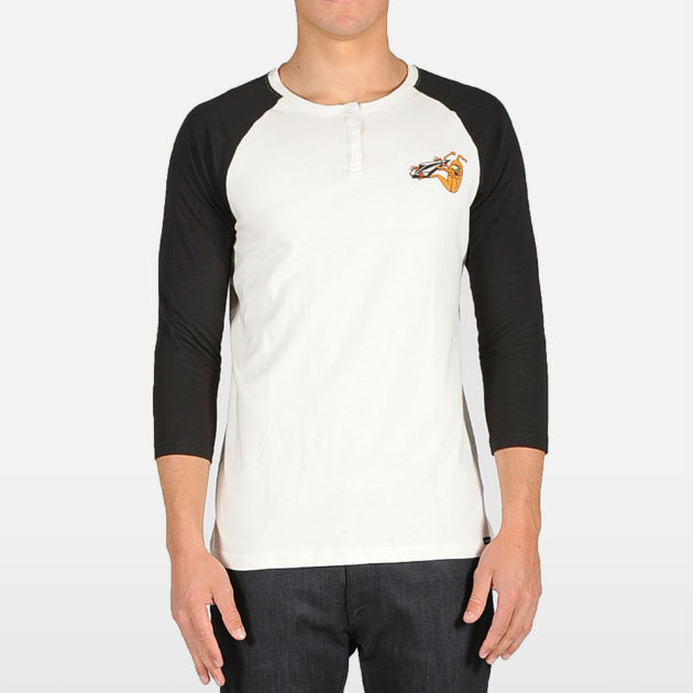 Volcom x Toy Machine 3-4 Sleeve Tee