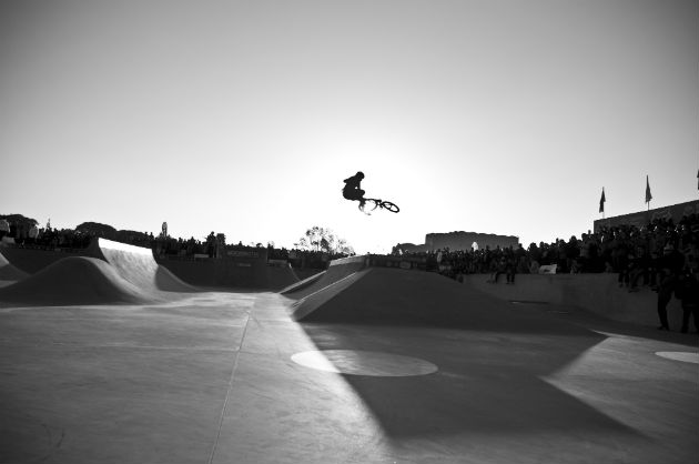 bmx contraluz